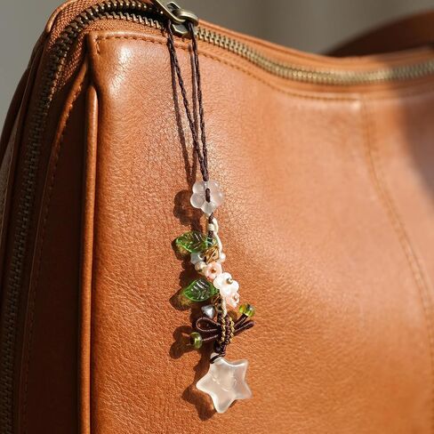 Cute Phone Charm, Green Keychain Charm Star Flower Phone Charms in Kuwait