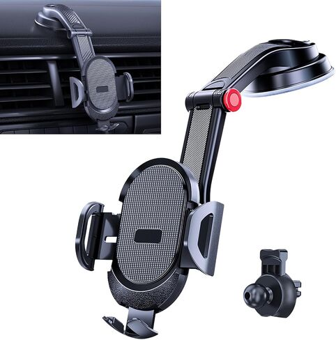 Suction Cup-Type Center Console Navigation Bracket, 360° Rotating Hands-Free Car Mobile Phone Mount, Automobile Cell Phone Holder Car for Dashboard Windshield Vent Fit for All Smartphones in Kuwait