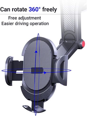 Suction Cup-Type Center Console Navigation Bracket, 360° Rotating Hands-Free Car Mobile Phone Mount, Automobile Cell Phone Holder Car for Dashboard Windshield Vent Fit for All Smartphones in Kuwait