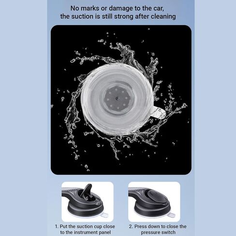 Suction Cup-Type Center Console Navigation Bracket, 360° Rotating Hands-Free Car Mobile Phone Mount, Automobile Cell Phone Holder Car for Dashboard Windshield Vent Fit for All Smartphones in Kuwait