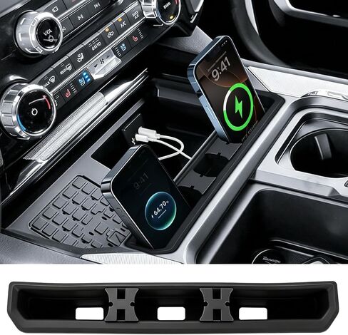Console Pocket Phone Holder Slot for 2023-2026 Ford F250 F350 F450 F550 in Kuwait