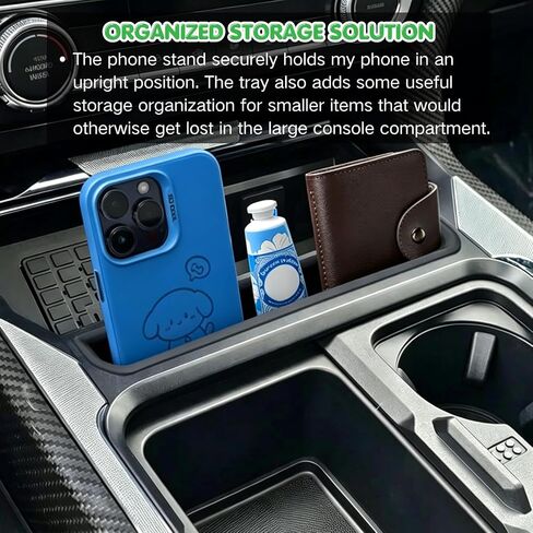 Console Pocket Phone Holder Slot for 2023-2026 Ford F250 F350 F450 F550 in Kuwait