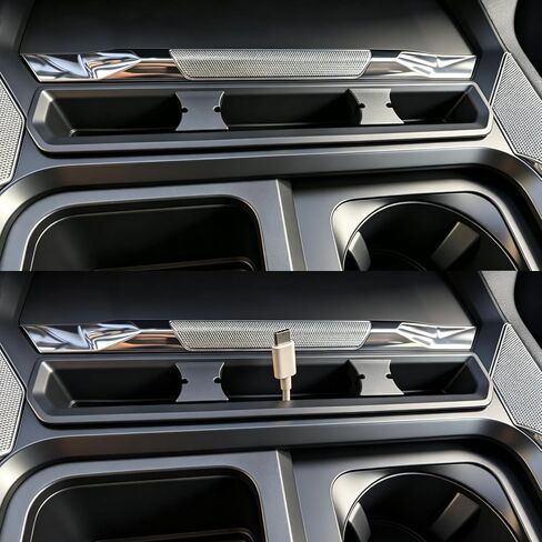 Console Pocket Phone Holder Slot for 2023-2026 Ford F250 F350 F450 F550 in Kuwait