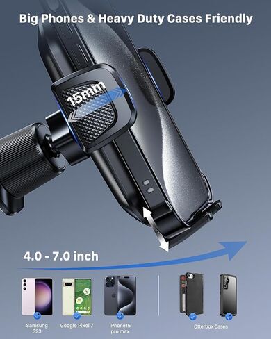 Car Phone Holder【Upgraded Strongest Suction & Clip】3in1 Universal Cell Phone Mount for Dashboard Windshield Air Vent, Truck Cradle Stand for iPhone 17 Pro Max 16 15 14 13 12 11 SE Samsung Android in Kuwait