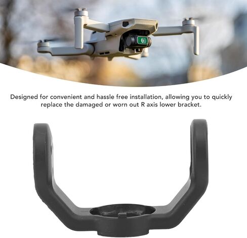 Drone Parts Camera Roll Arm Bracket Repair for Mini 3 Drone Black Aluminum Alloy Material in Kuwait