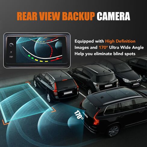 LCWRGS Reverse Backup Camera Parking Assist Fits for Ford Fusion 2013-2016 in Kuwait