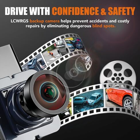 LCWRGS Reverse Backup Camera Parking Assist Fits for Ford Fusion 2013-2016 in Kuwait
