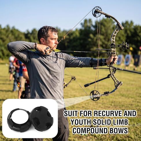4Pcs Recurve Limb Dampeners Shock Absorbers Bow String Silencer in Kuwait