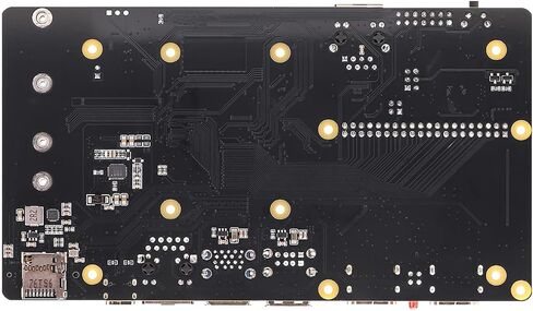 CM5 PoE 2ETH Carrier Board, Dual Gigabit Ethernet PoE Expansion with M.2 NVMe, Dual HDMI, USB3.0/2.0, MIPI Camera/Display, 40-pin GPIO, Embedded Platform for Raspberry Pi CM5 in Kuwait