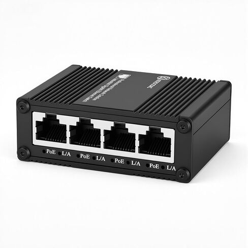 5-Port Gigabit PoE+ Switch, Ethernet Switch 4 PoE+ @120W, 1 Uplink in Kuwait