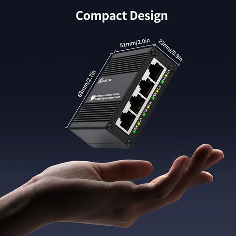 5-Port Gigabit PoE+ Switch, Ethernet Switch 4 PoE+ @120W, 1 Uplink in Kuwait