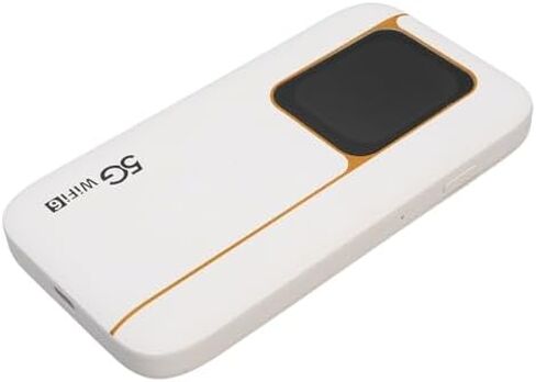 5G Mobile Hotspot, Portable WiFi 6 Hotspot with Sim Card Slot, 2.01 Inch Touch Screen, 7100mAh Battery, Supports 16 Devices & 2.77Gbps Speed, Ideal for Travel in Kuwait