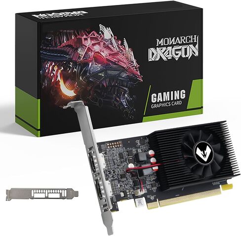 MOUGOL AMD Radeon R7 350 4GB GDDR3 Low Profile Graphics Card, 2*HDMI Port in Kuwait