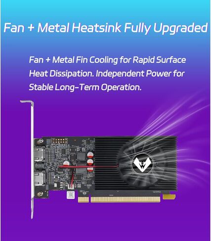 MOUGOL AMD Radeon R7 350 4GB GDDR3 Low Profile Graphics Card, 2*HDMI Port in Kuwait