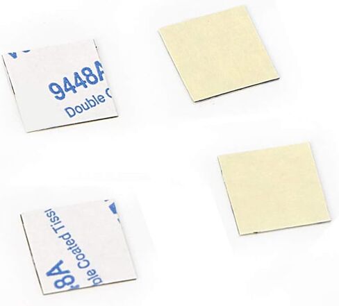 hejhncii 50Pcs 14 * 14mm Heatsink Thermal Double Side Adhesive Tape Sticker for CPU Screen in Kuwait