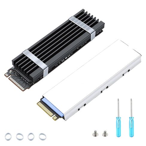 ELUTENG 2Pcs Aluminum M.2 Ssd Heatsink Dual Sided Cooler for M2 2280 SSD PC in Kuwait