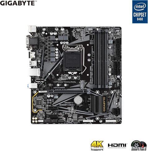 Gigabyte B460M DS3H (LGA1200/Intel/B460/Micro ATX/M.2/SATA 6Gb/s/USB 3.2 Gen 1/DDR4/Motherboard) in Kuwait