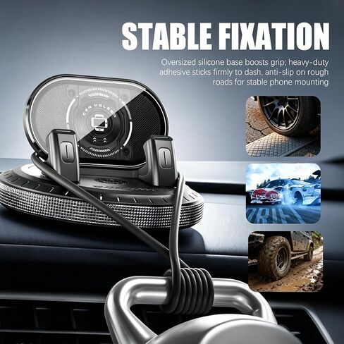 360 Degree Rotation Car Dashboard Phone Mount in Kuwait