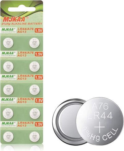 AG13 1.5V Alkaline Button Cell Batteries (10-Pack) in Kuwait