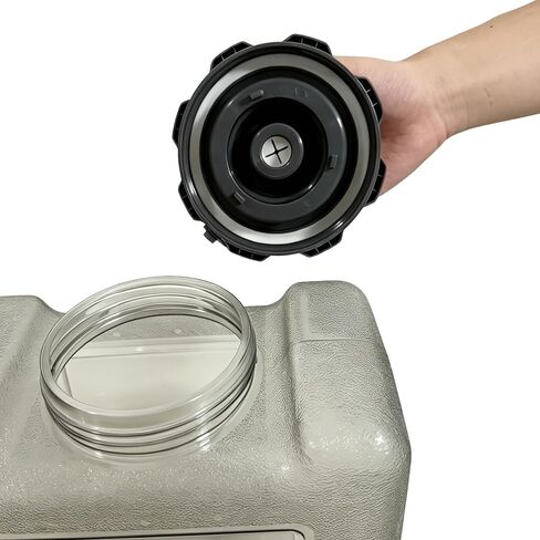 1.32 Gallon Water Container with Spigot, Portable Water Jug, No Leakage Emergency Water Storage Tank for Camping, Outdoor Hiking, Picnic in Kuwait