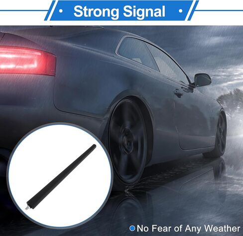 Car Signal Antenna, AM/FM Signal Roof Aerial for Fiat 500 2012+ Offroad Rubber Material Black in Kuwait