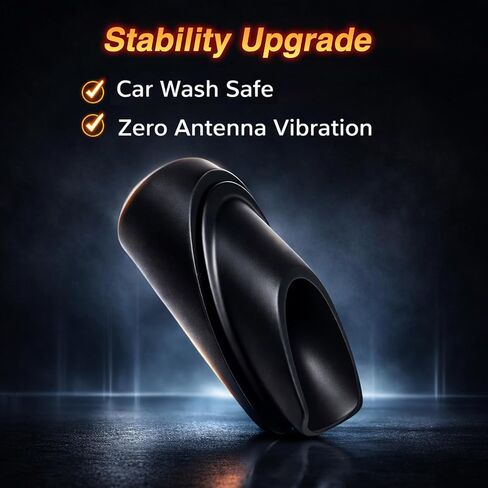 Antenna Grommet Base Compatible with Toyota Tundra 2014 2015 2016 2017 2018 2019 2020, Antenna Rubber Bezel Replace# 86392-0C030, TPU Matte Black Antenna Ornament Mount in Kuwait