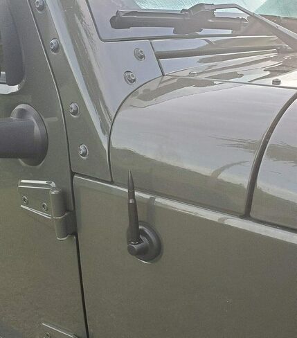 Car Antenna Made for Jeep Wrangler 1987-2006 – 4.25 Inch Antenna Mast - Stubby Car Antenna Replacement – Improves AM FM Reception in Kuwait