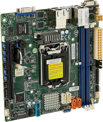 SuperMicro MBD-X11SCL-F-O C242 LGA1151 4X DDR4 2666MHZ ECC UDIMM PCH 3X PCI-E in Kuwait