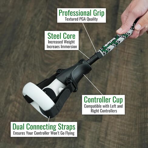 DeadEyeVR DriVR Standard Q2 Club and Steel Shaft Weights Bundle in Kuwait
