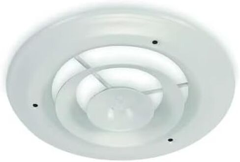 10 In Round Step-Down Diffuser, White, 4Jrl1 in Kuwait