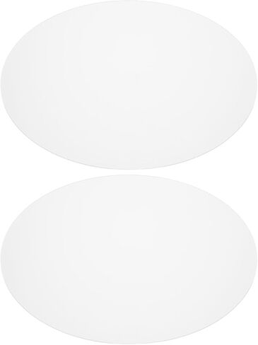 Smooth White Lampshade Diffuser 14" Diameter 2.7mm Thick - 1 Pcs Acrylic Anti-Glare Lamp Cover, Round Lamp Shade Diffuser for Drum Lampshades Pendants Ceiling Wall Lights in Kuwait