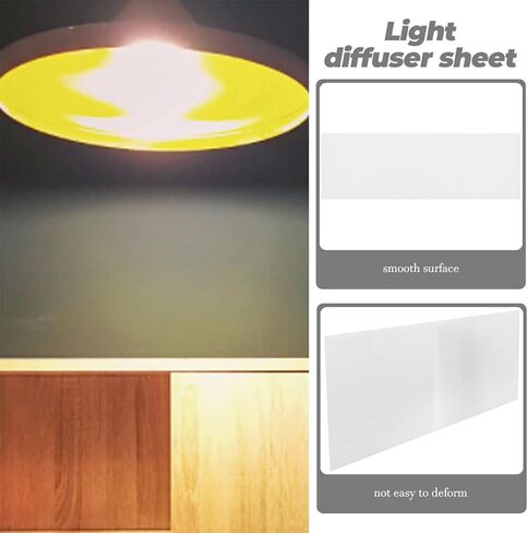 Acrylic Lampshade Diffuser for Pendant Light, White Ceiling Panel in Kuwait