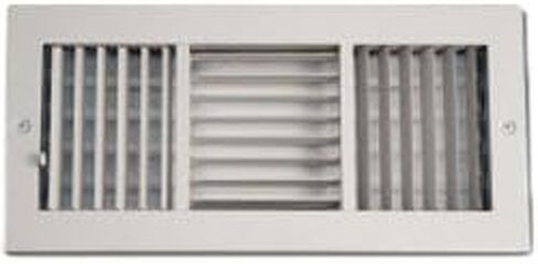 Shoemaker 945-16X10 16"x10" 4-Way Adjustable Diffuser - White in Kuwait