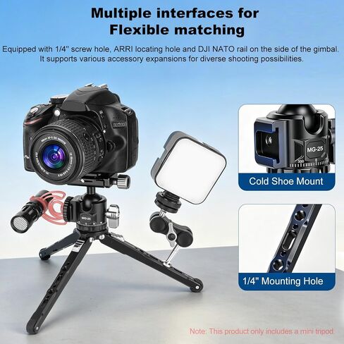 Koolehaoda 3-in-1 Mini Tripod Selfie Stick with 360° Ball Head for Camera in Kuwait