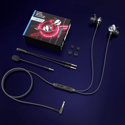 Wired Gaming Earbuds with Dual Mic for Mobile, Deep Bass, Volume Control in Kuwait