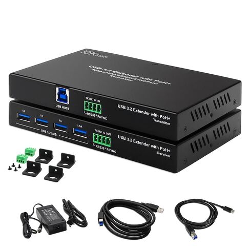 4K HDMI KVM USB Extender Over CAT5E or Fiber Optical Cable Up to 10KM in Kuwait