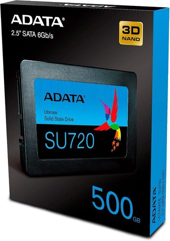 ADATA SU720 2TB 3D Nand 2.5 Inch SATA III R/W Speed up to 520/450 MB/s Internal SSD (ASU720SS-2T-C) in Kuwait