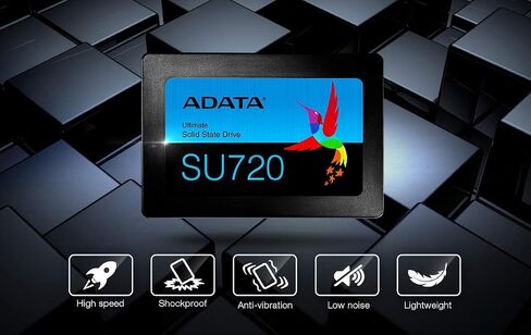 ADATA SU720 2TB 3D Nand 2.5 Inch SATA III R/W Speed up to 520/450 MB/s Internal SSD (ASU720SS-2T-C) in Kuwait