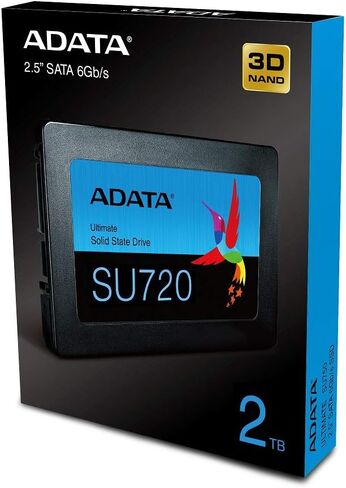 ADATA SU720 2TB 3D Nand 2.5 Inch SATA III R/W Speed up to 520/450 MB/s Internal SSD (ASU720SS-2T-C) in Kuwait