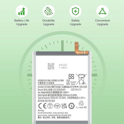 Galaxy S22 Ultra Battery Replacement,Upgraded Battery for Samsung Galaxy S22 Ultra with Professional Tool Kit in Kuwait