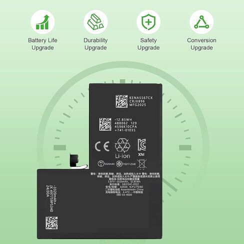 Battery for iPhone 13 Pro, Upgraded New Battery Replacement for iPhone 13 Pro 6.1-inches (A2638 A2483 A2636 A2639 A2640) Professional Repair Tool Kits in Kuwait