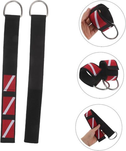 Adjustable Scuba Diving Wrist Strap Quick Release Feature with Stainless Steel D Ring and Nylon Webbing 2pcs for Underwater Flashlight and Scuba Gear, Diving and Boating in Kuwait