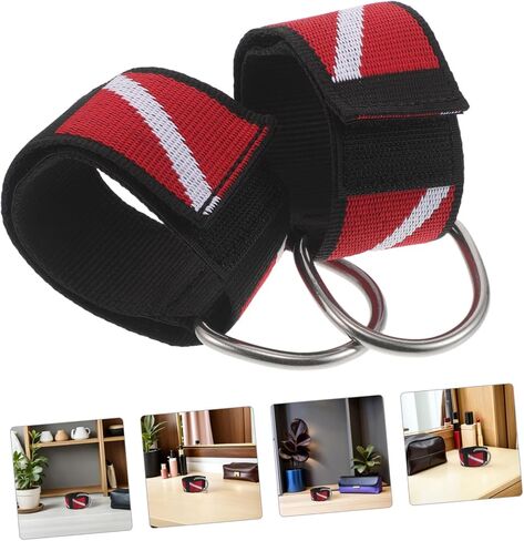 Toyvian Adjustable Scuba Wrist Strap 2pcs with Stainless Steel D Ring and Nylon Webbing Compatible with Underwater Flashlights and Lights for Diving for Surfing and Boating Activities in Kuwait