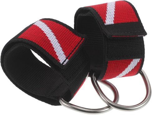 Diving Wrist Strap Made of Stainless Steel and Nylon Webbing with D Ring Quick Release 2pcs for Scuba Diving and Water Sports Compatible with Dive Cameras in Kuwait