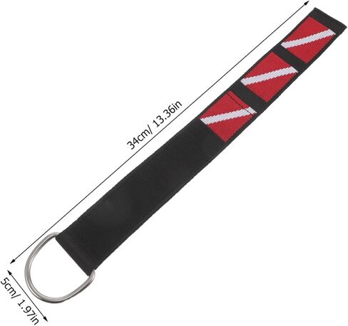 Diving Wrist Strap Made of Stainless Steel and Nylon Webbing with D Ring Quick Release 2pcs for Scuba Diving and Water Sports Compatible with Dive Cameras in Kuwait
