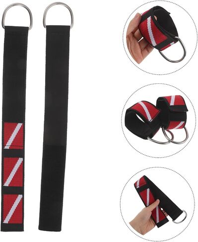 Wrist Nylon Strap with Adjustable Stainless Diving Steel 2pcs D-Ring and Webbing, Comfortable for Fit Compatible Multi- Cameras and Underwater Flashlights in Kuwait