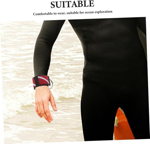 Wrist Nylon Strap with Adjustable Stainless Diving Steel 2pcs D-Ring and Webbing, Comfortable for Fit Compatible Multi- Cameras and Underwater Flashlights in Kuwait