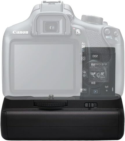 Battery Vertical Grip LP-E10 for EOS Rebel T3, T5, T6 T7 1100D 1200D 1300D 1500D 2000D as BG-E10 in Kuwait