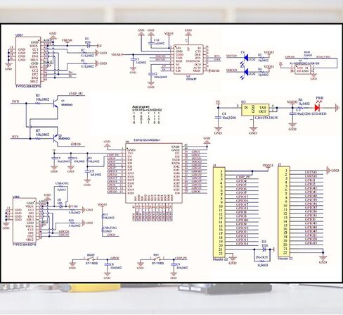 6-Pack ESP32-S3 DevKit Board, N16R8, 44-Pin, WiFi BT in Kuwait