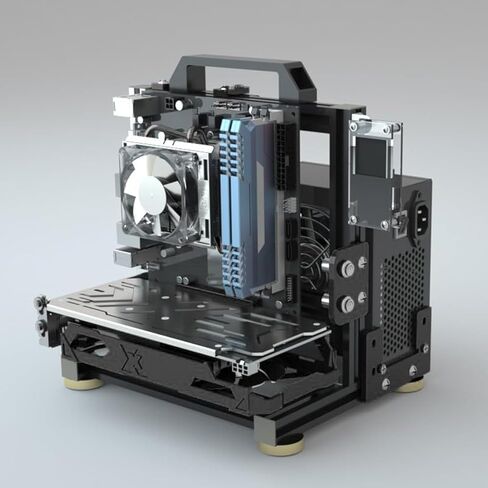 PC Creative Assembly Frame Test Bench，Open Air Frame Case, DIY Computer Motherboard Case Rack, ITX ATX MATX/EATX Open Aluminum Frame Chassis (ATX) in Kuwait